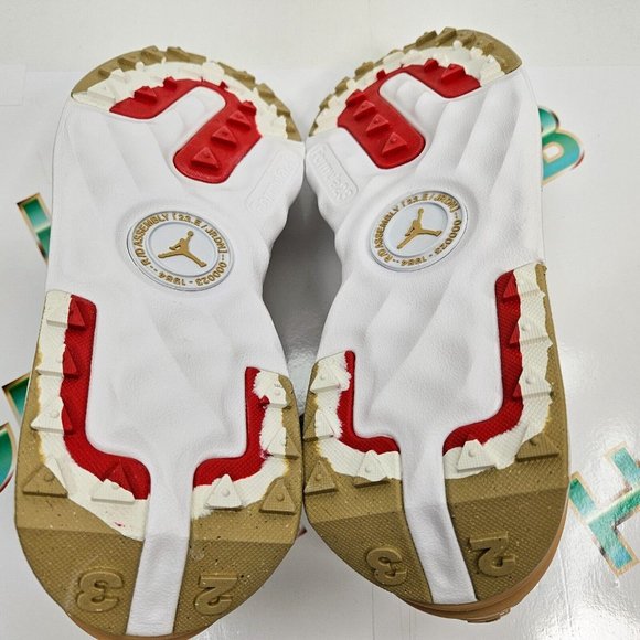 Jordan Granville Pro Shoes Mens Sail University Red Club Gold 23 DV1235 100 - Picture 6 of 6